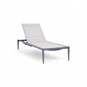 LUCE Bain de soleil empilable avec tissu sable